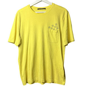 LV Louis Vuitton Paris Women's Yellow T-Shirt Size Medium